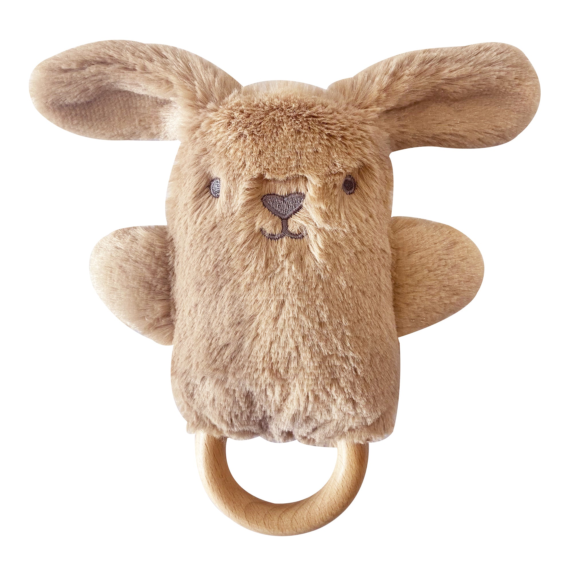 Ob Designs Soft Rattle Toy - Bailey Bunny