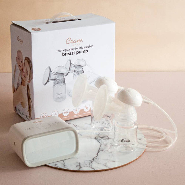Crane Baby Rechargeable Double Electric Breast Pump