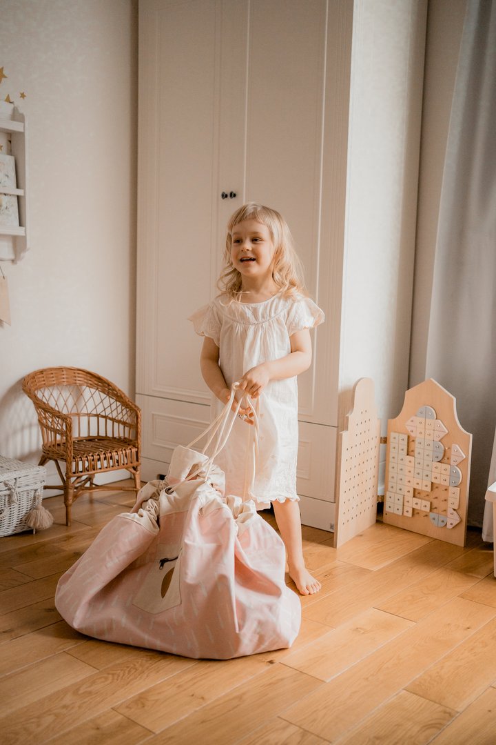 Play Pouch Interactive Play Mat & Toy Storage Bag