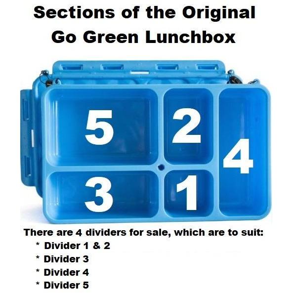 Go Green Lunchbox Divider - Purple