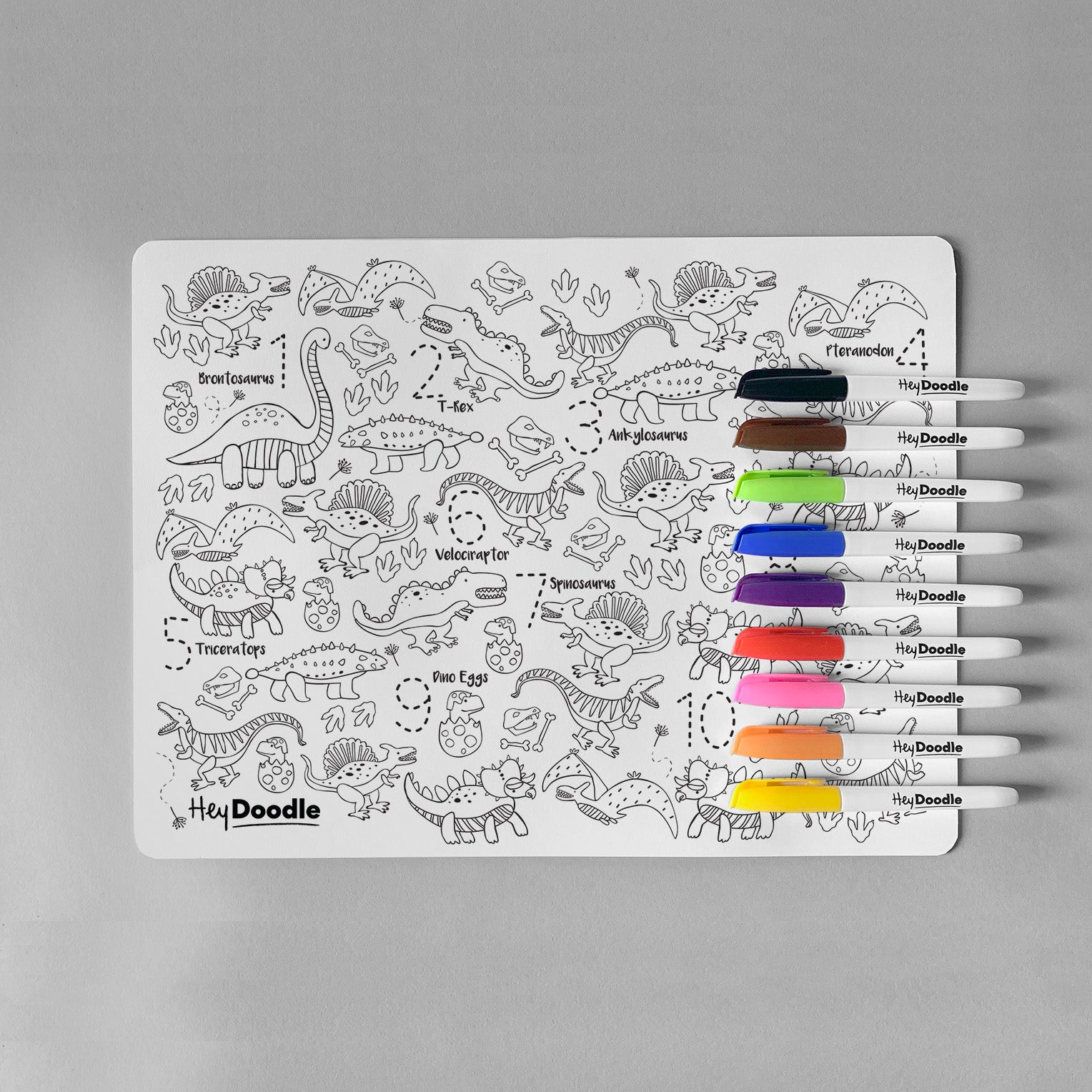 Hey Doodle - Colouring Mats