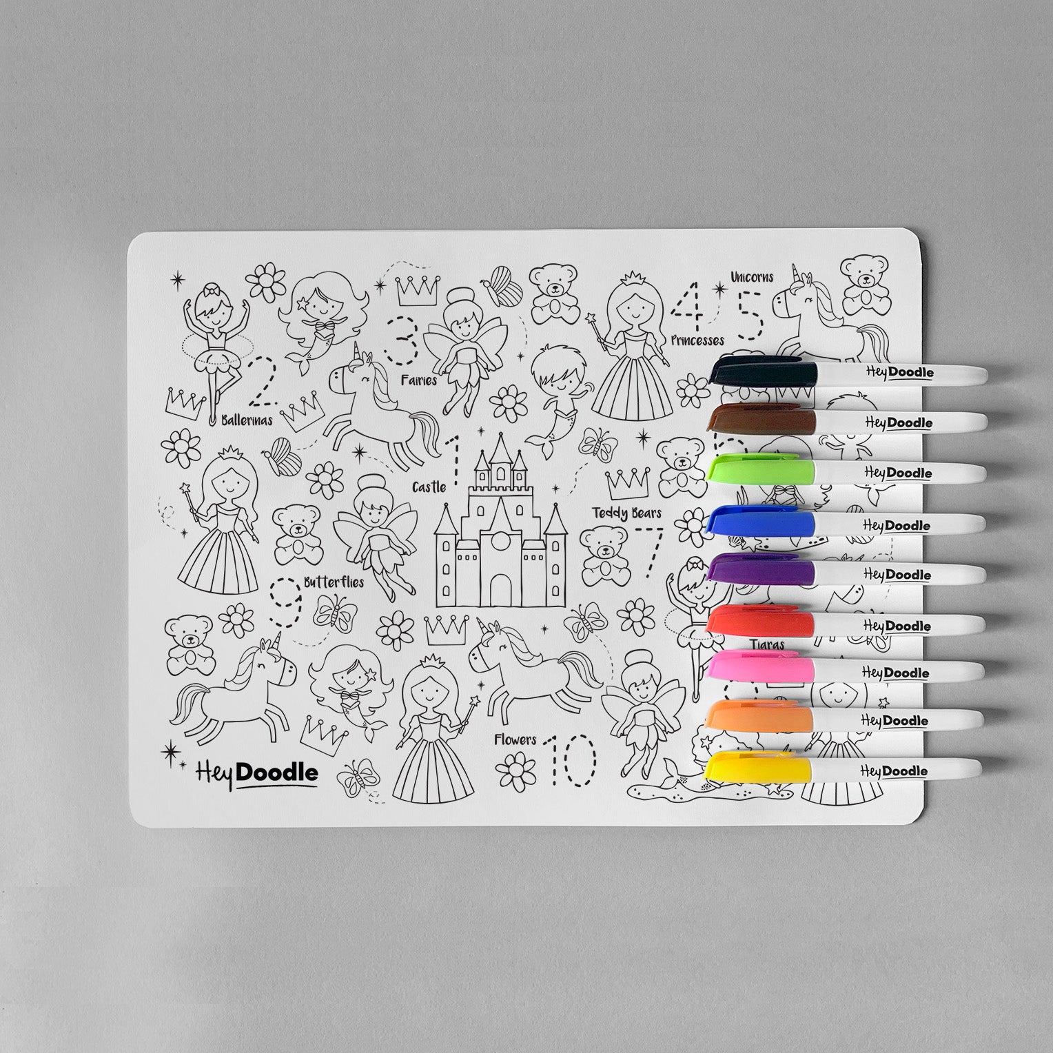 Hey Doodle - Colouring Mats