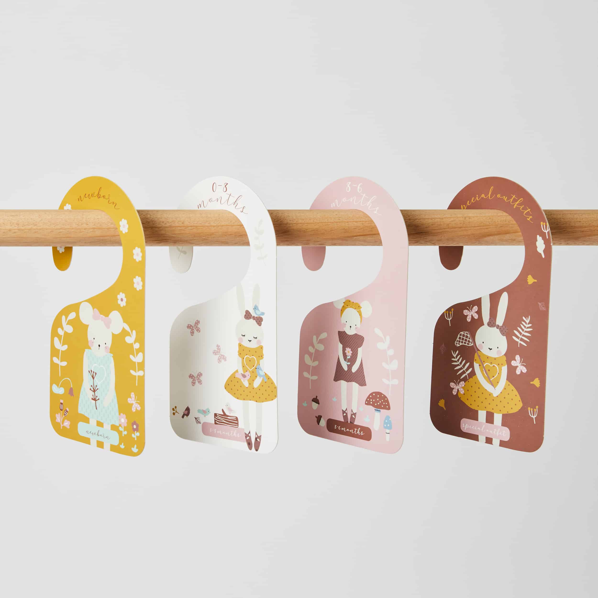 In The Meadow 8pc Baby Wardrobe Size Dividers