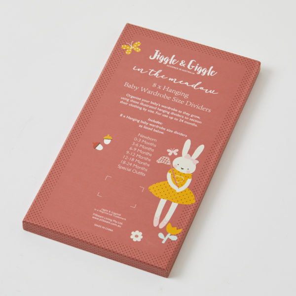 In The Meadow 8pc Baby Wardrobe Size Dividers