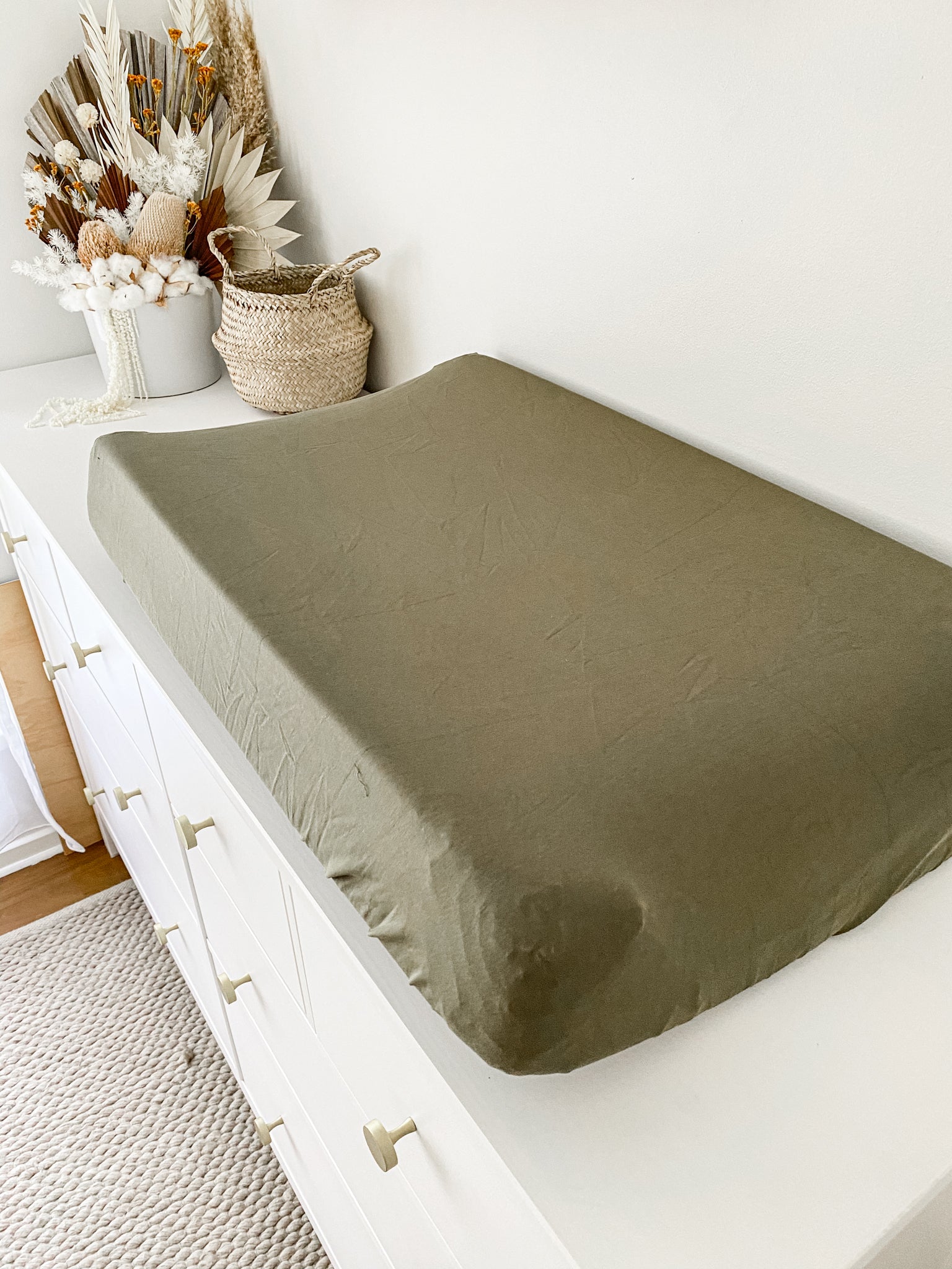 Snuggly Jacks Fitted Bassinet Sheet/ Change Mat Cover