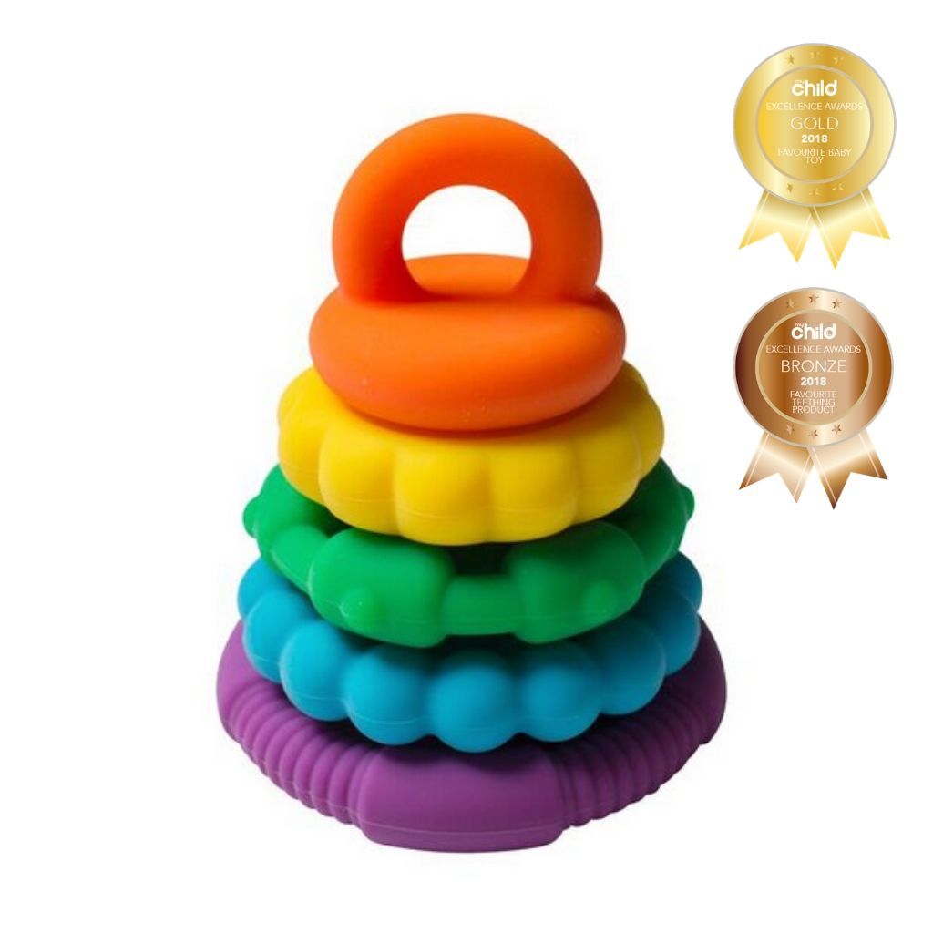 Jellystone Rainbow Stacker And Teether