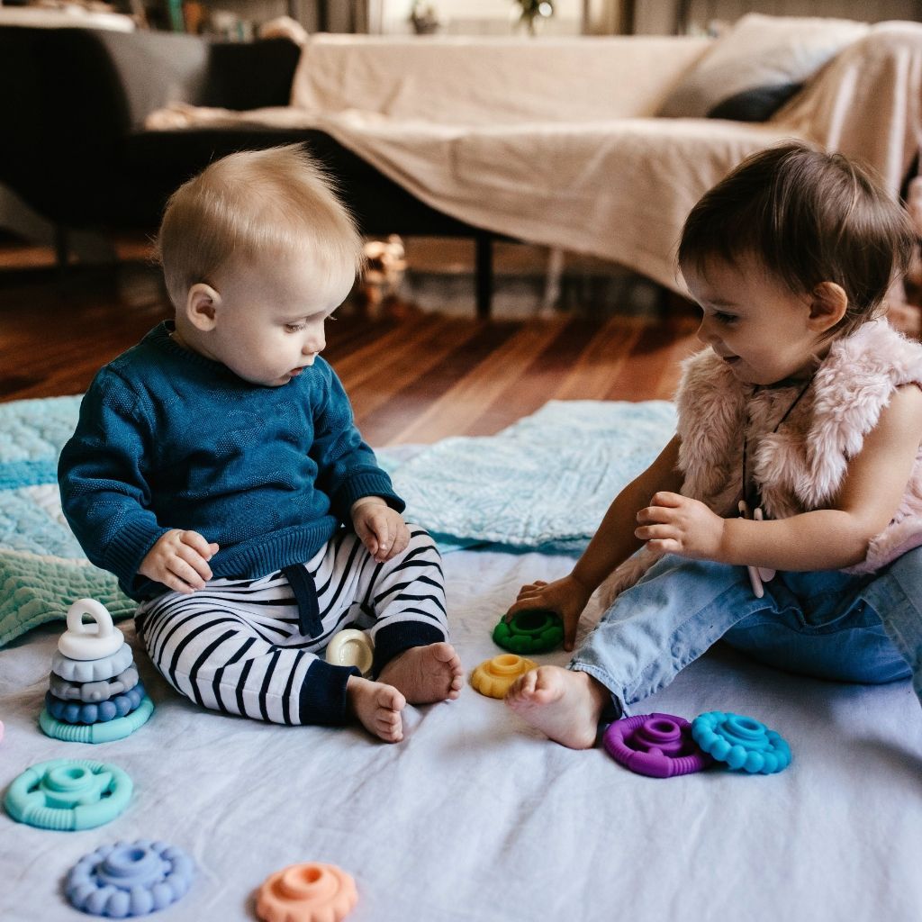 Jellystone Rainbow Stacker And Teether