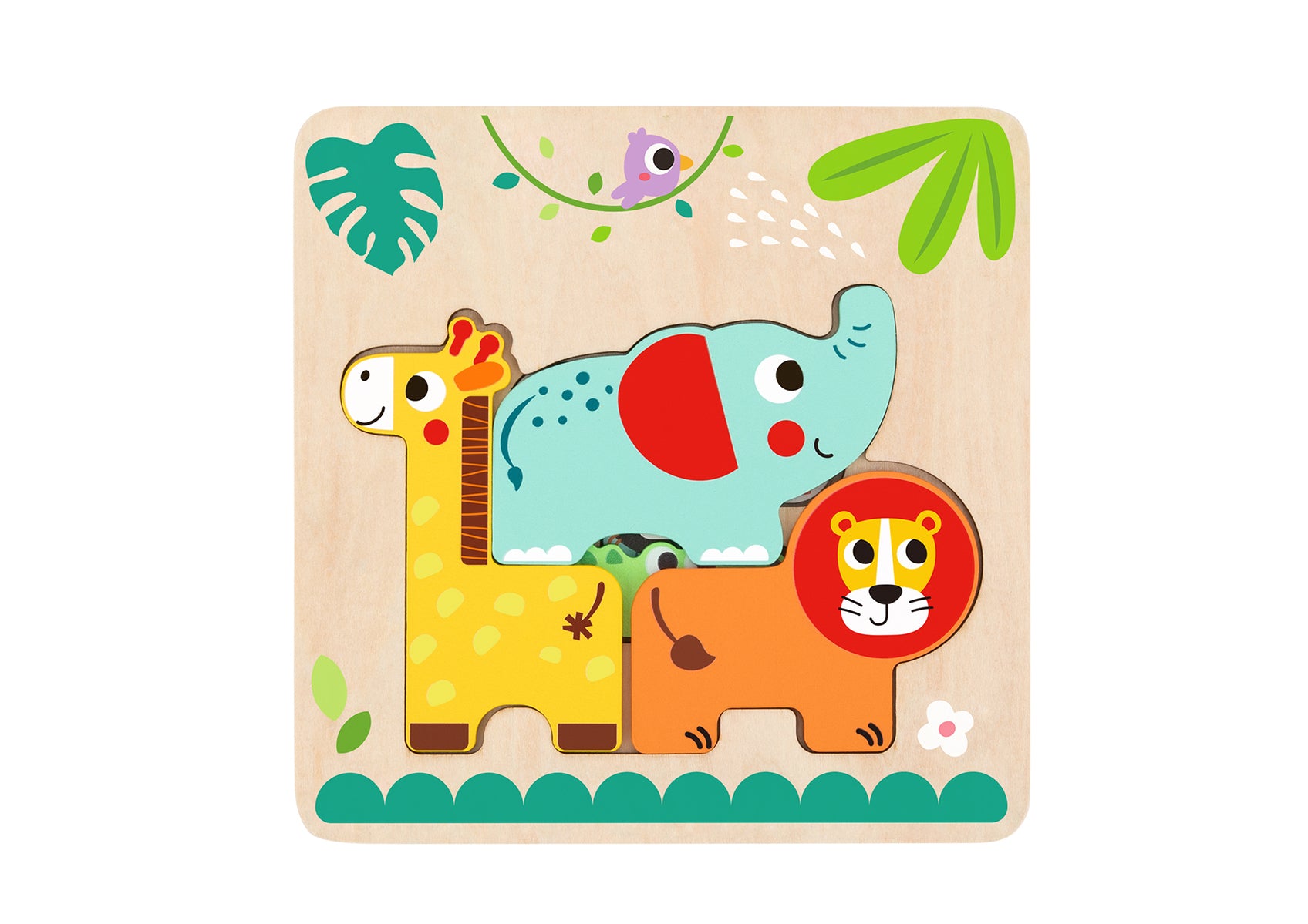 Multi Layered Jungle Animal Puzzle