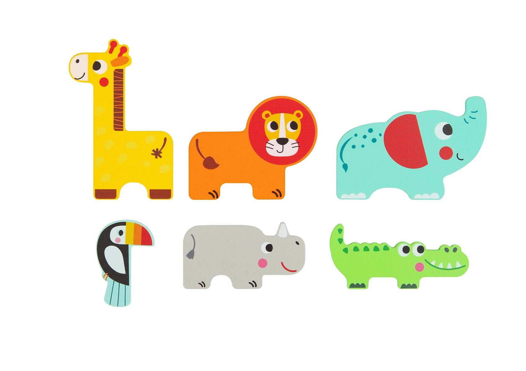 Multi Layered Jungle Animal Puzzle