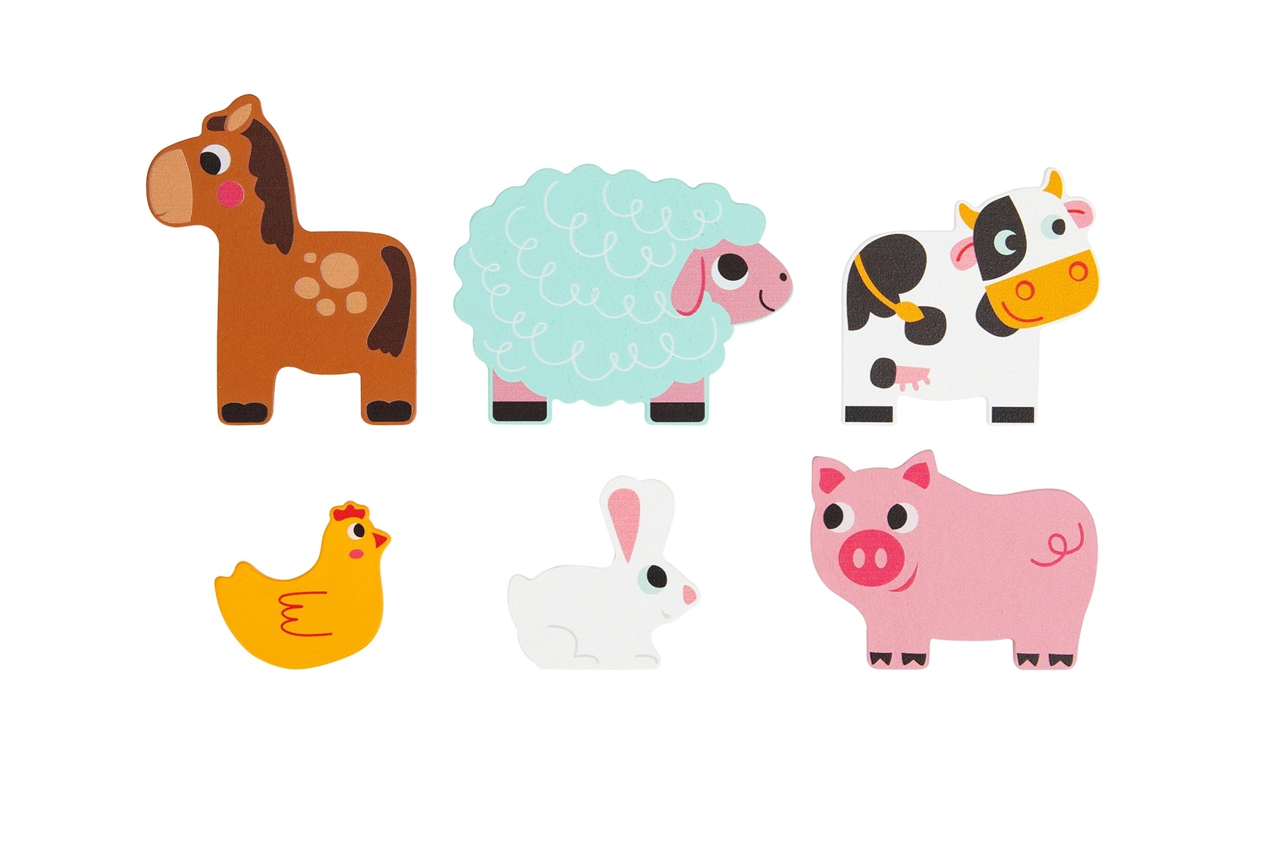 Multi Layered Farm Animal Puzzle