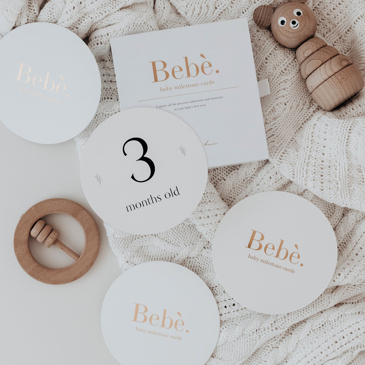 Truly Amor Baby Milestone Cards
