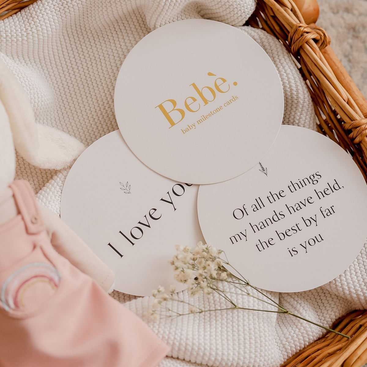 Truly Amor Baby Milestone Cards