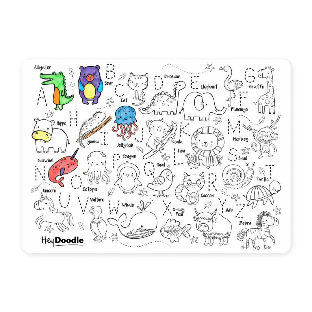 Hey Doodle - Colouring Mats