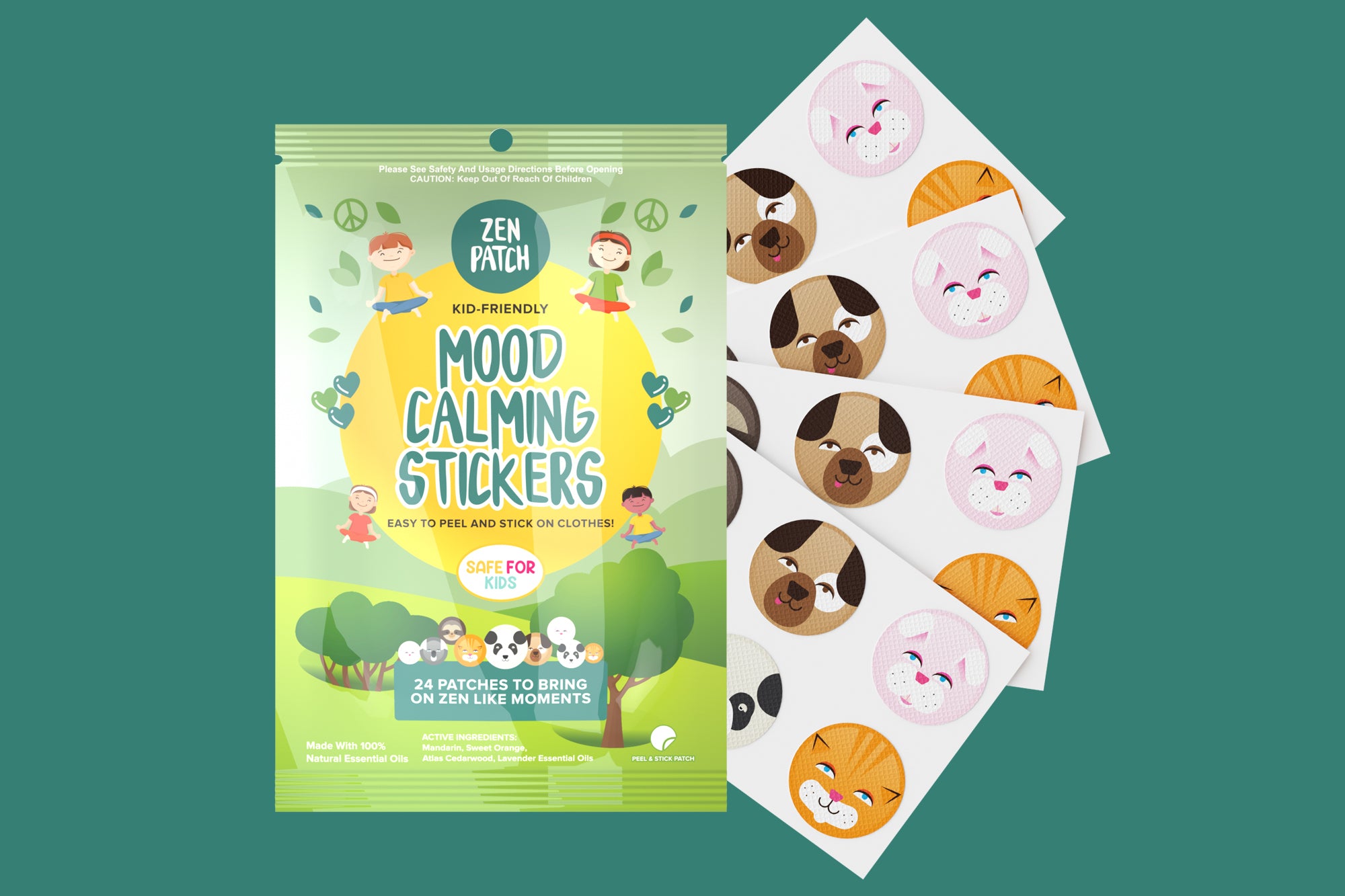 The Natural Patch Co Zenpatch Mood Calming Stickers