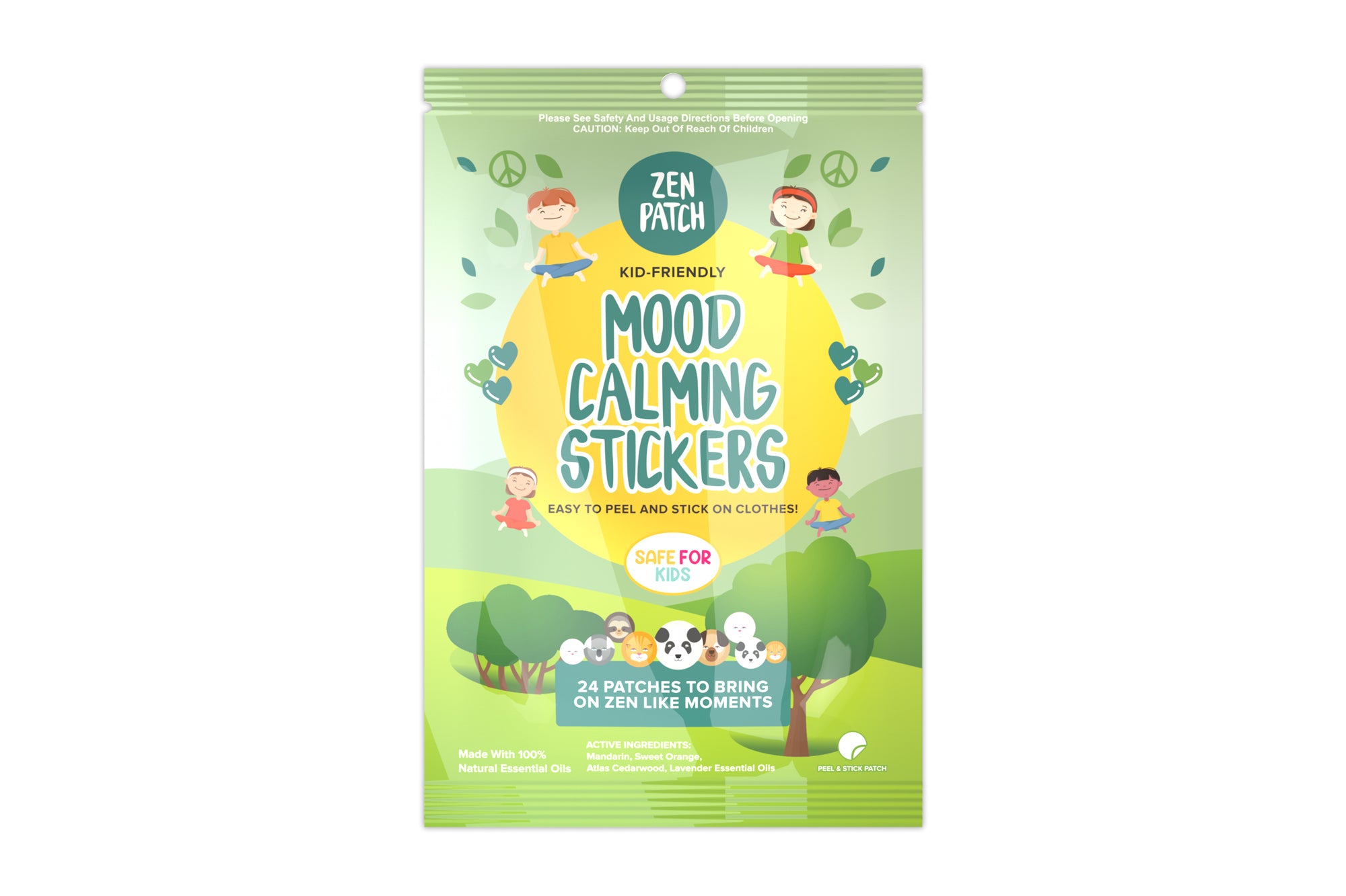 The Natural Patch Co Zenpatch Mood Calming Stickers