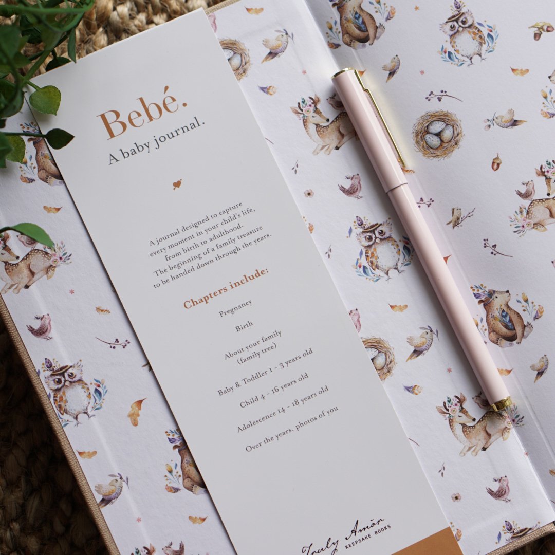 Truly Amor Bebe Baby Book With Keepsake Box