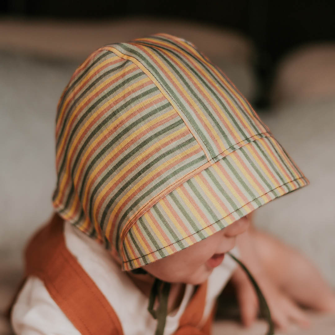 Bedhead Heritage Reversible Sun Bonnet Gwen/moss