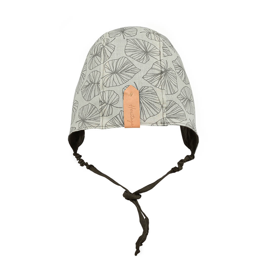 Bedhead Heritage Reversible Sun Bonnet Leaf/moss