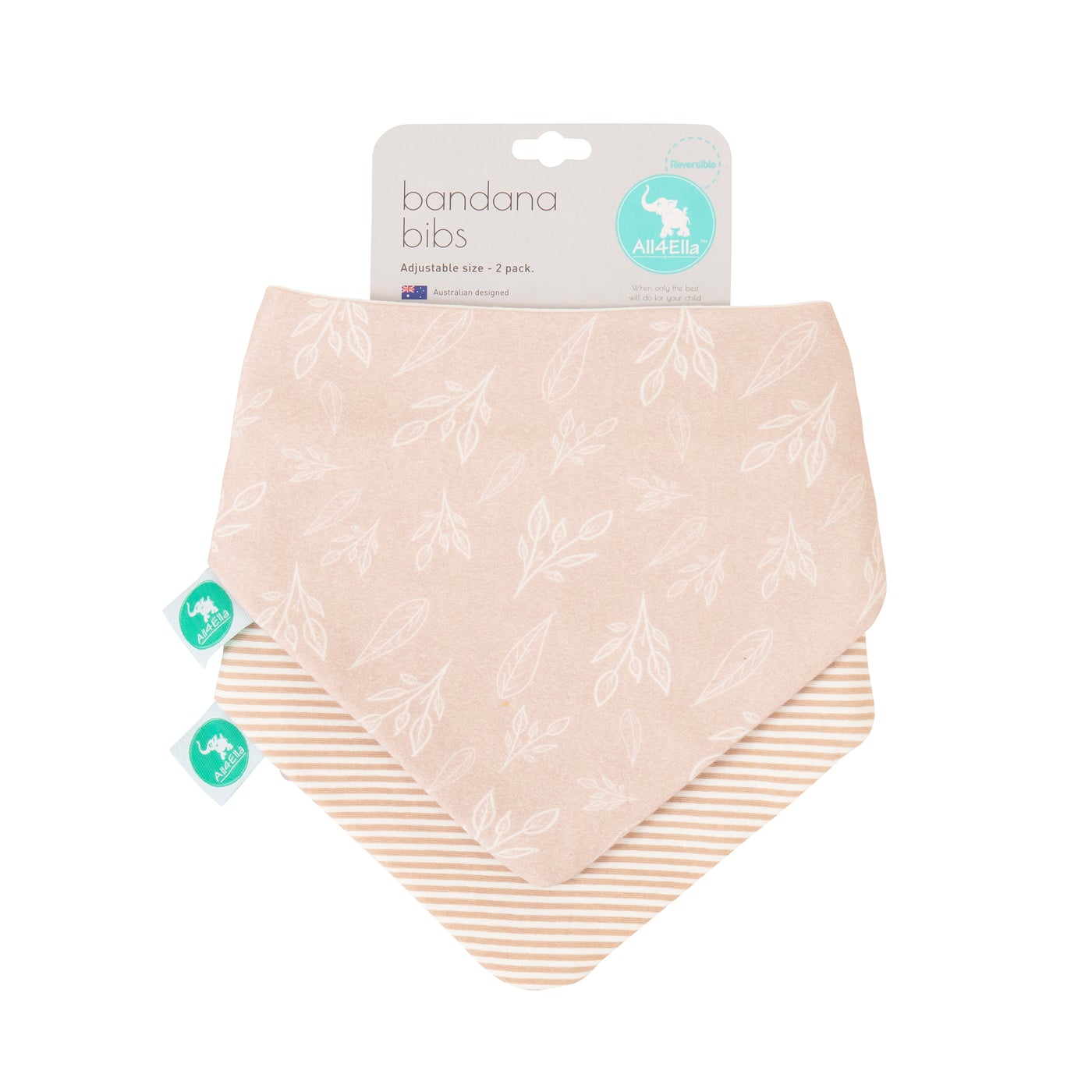 All4ella Bandana Bibs 2pk