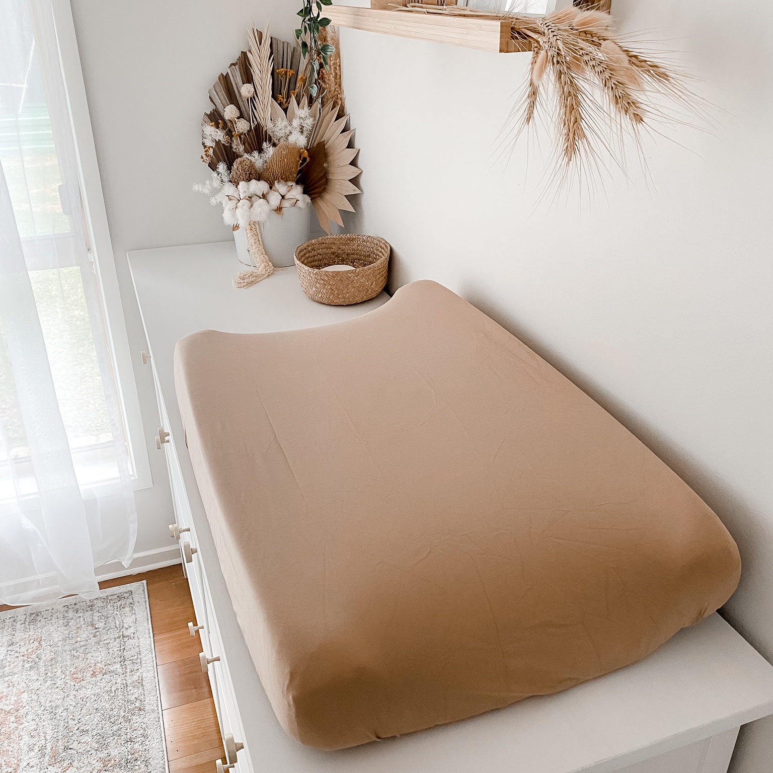 Snuggly Jacks Fitted Bassinet Sheet/ Change Mat Cover