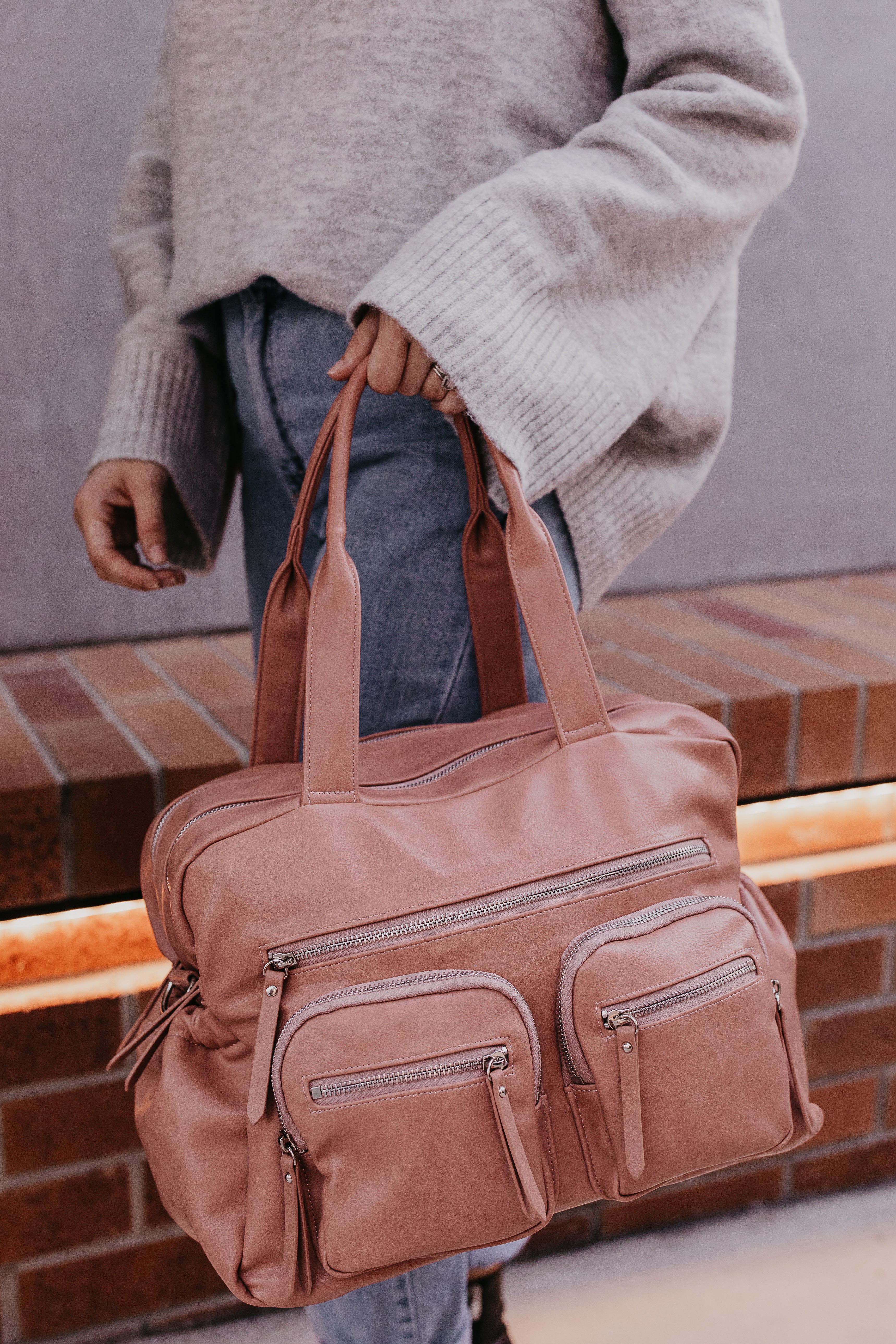 Oioi Vegan Leather Carry All Nappy Bag