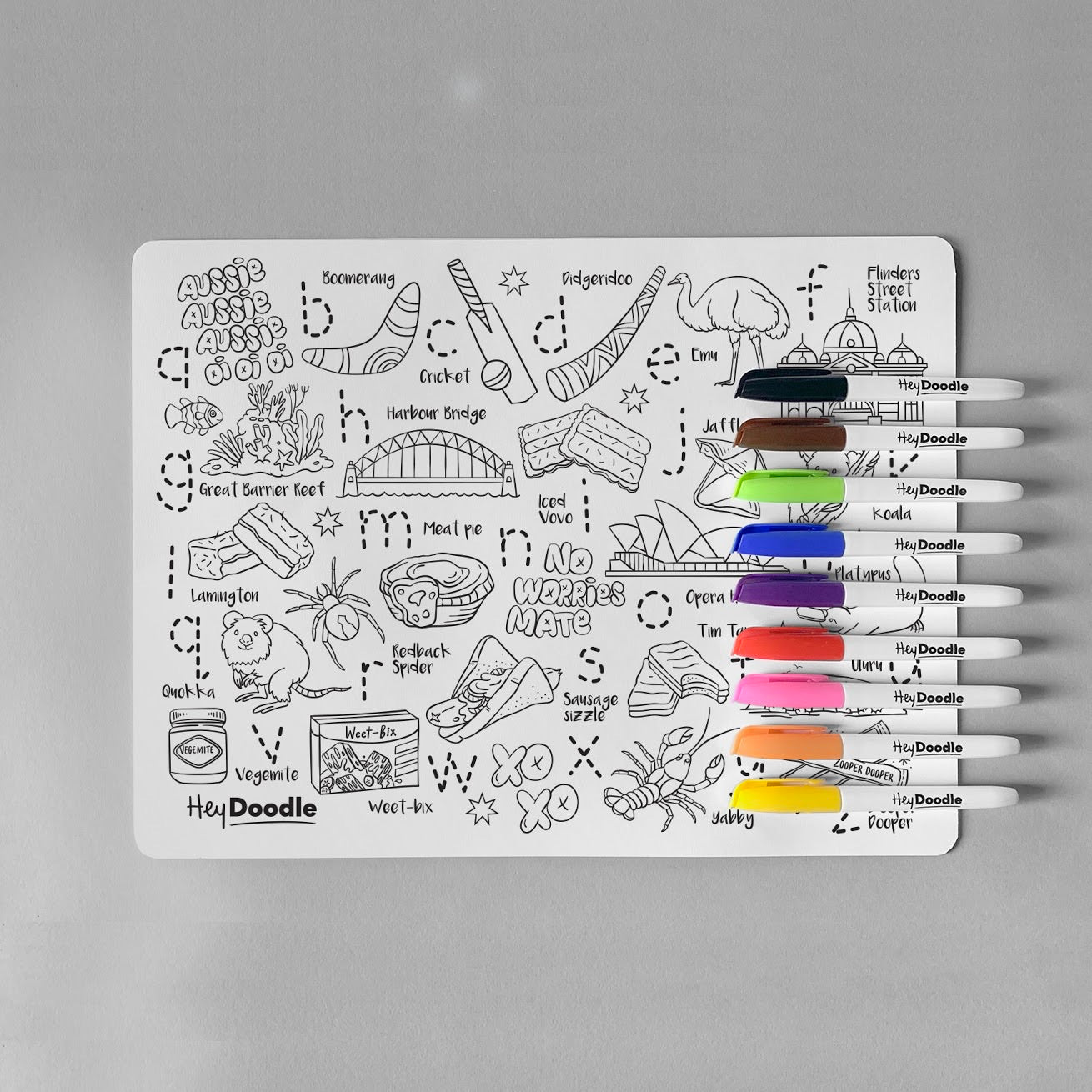 Hey Doodle - Colouring Mats