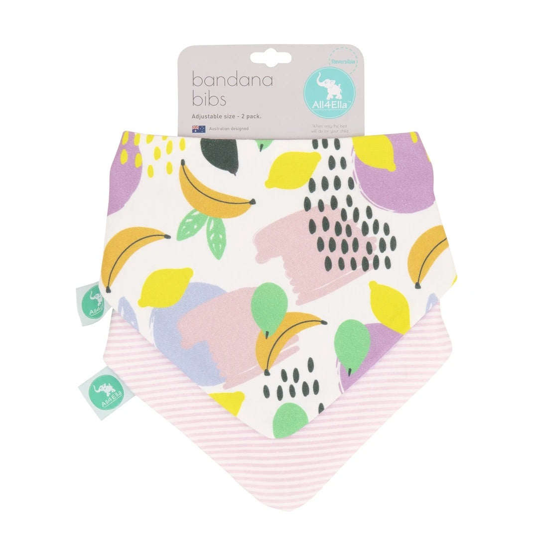 All4ella Bandana Bibs 2pk