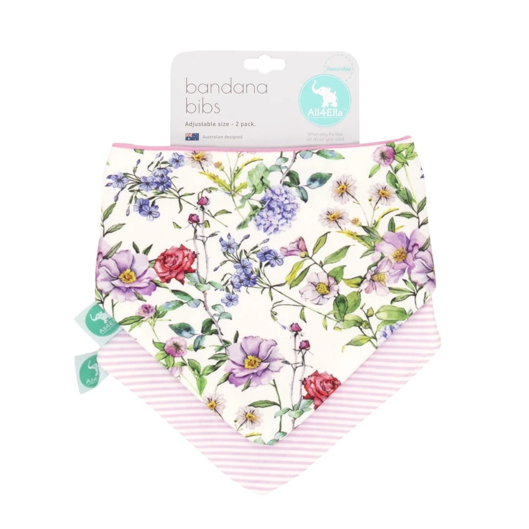 All4ella Bandana Bibs 2pk