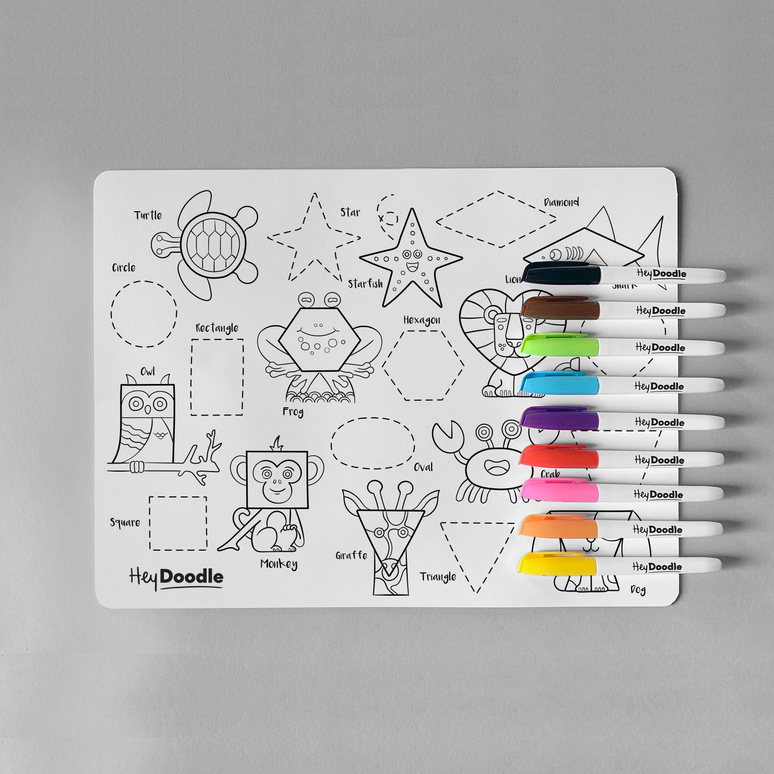 Hey Doodle - Colouring Mats