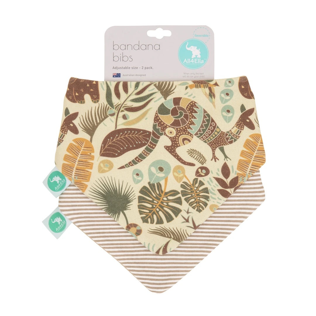 All4ella Bandana Bibs 2pk