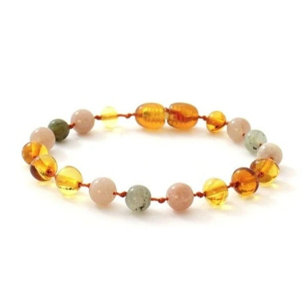 Zebra Babies Amber Bracelet 14cm