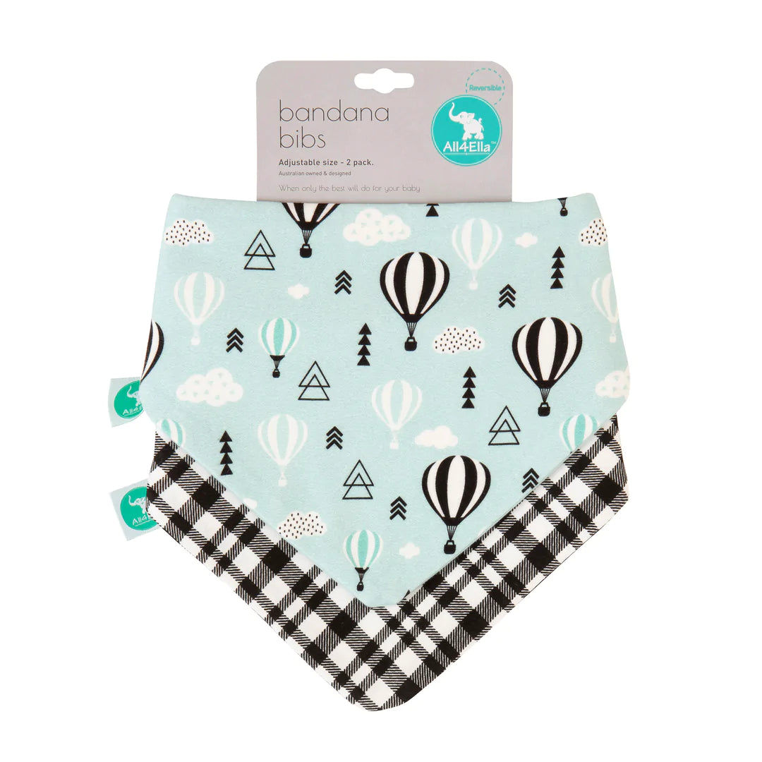 All4ella Bandana Bibs 2pk