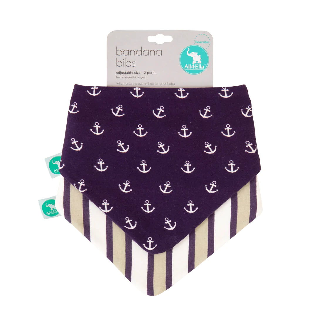 All4ella Bandana Bibs 2pk