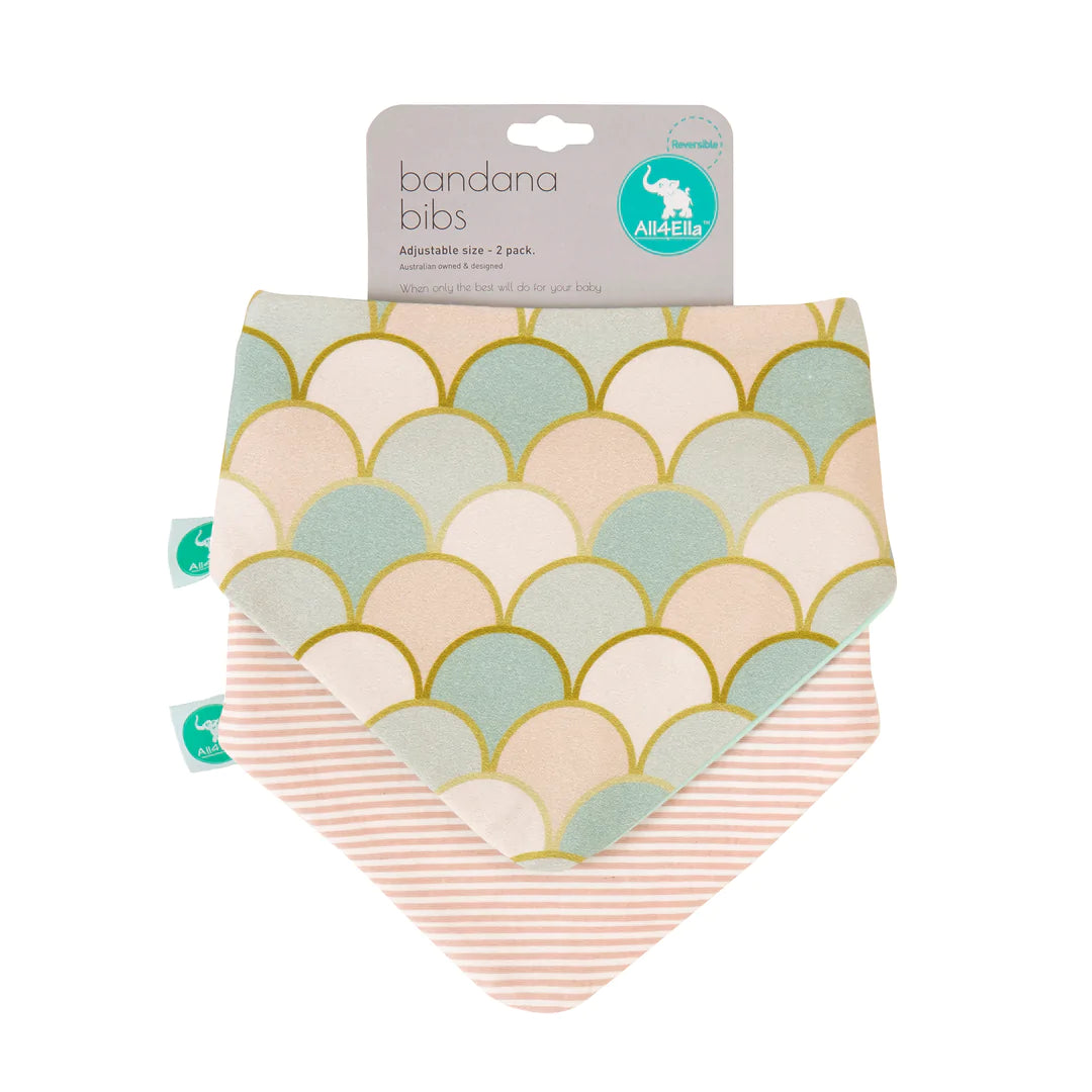 All4ella Bandana Bibs 2pk