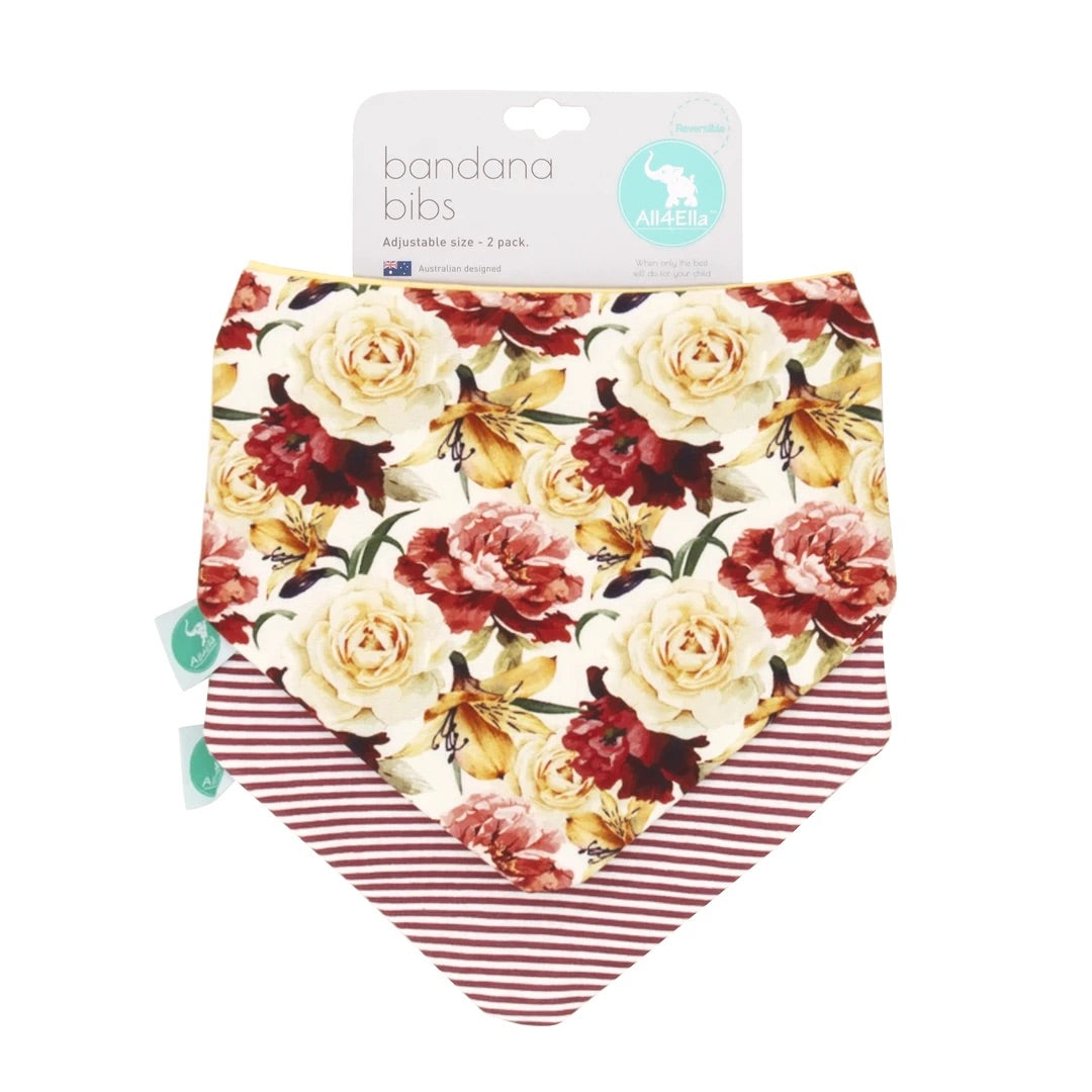 All4ella Bandana Bibs 2pk