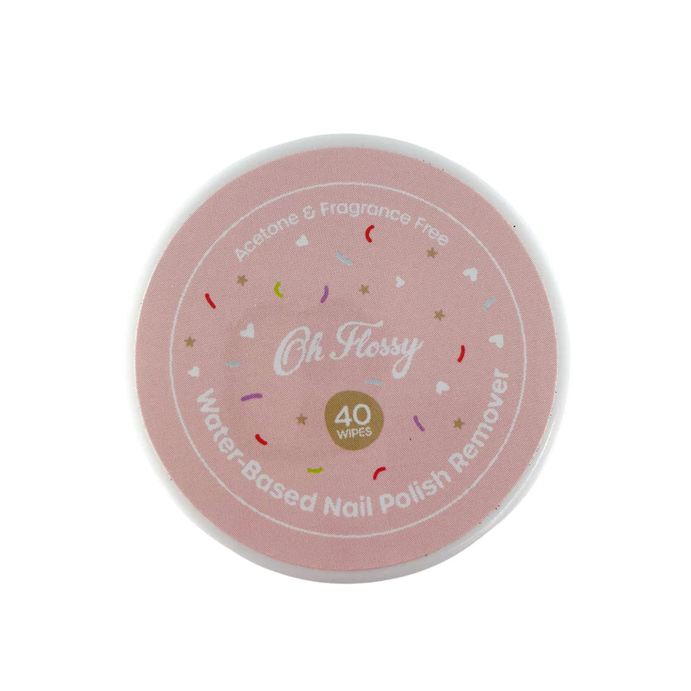 Oh Flossy Water Based Nail Polish Remover Wipes