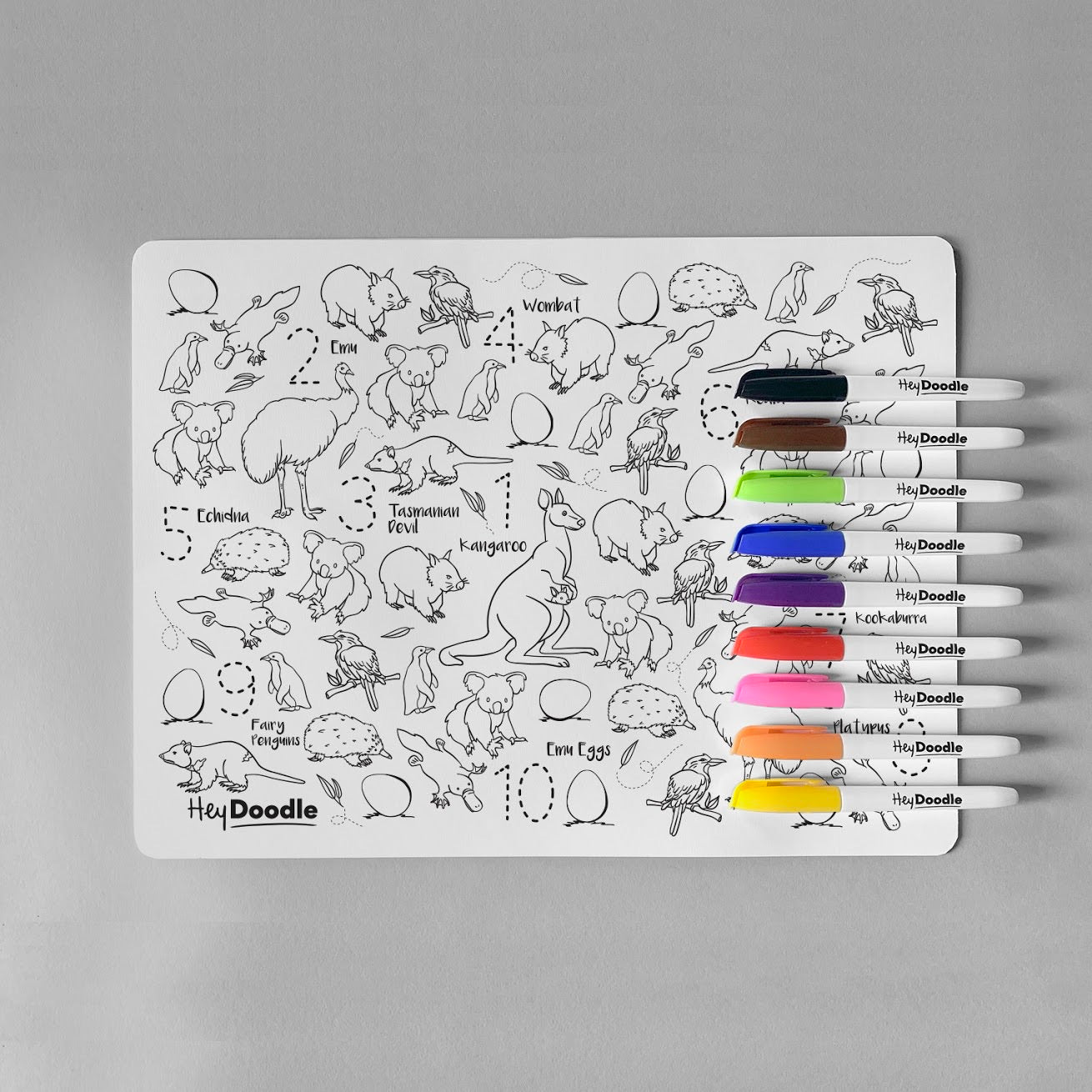 Hey Doodle - Colouring Mats