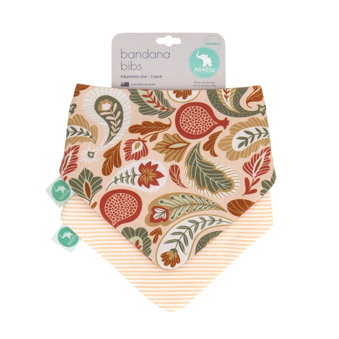 All4ella Bandana Bibs 2pk