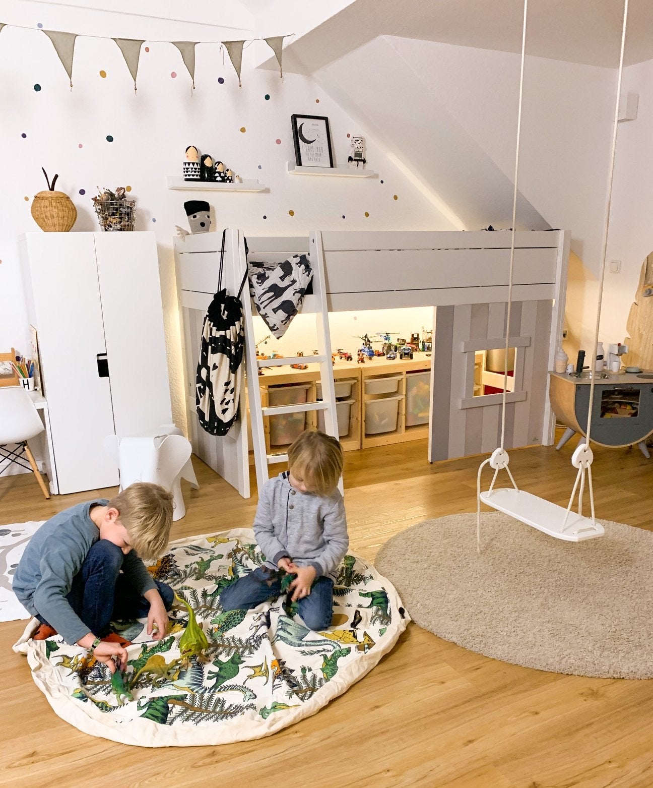 Play Pouch Printed Play Mat & Toy Storage Bag