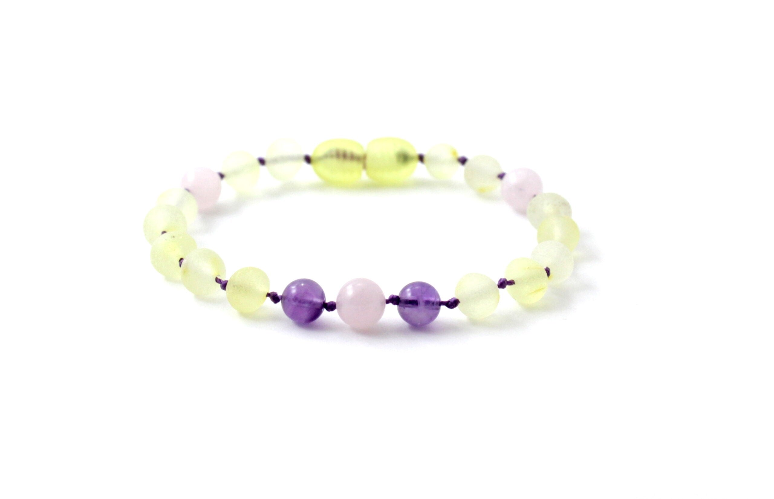 Zebra Babies Amber Bracelet 14cm