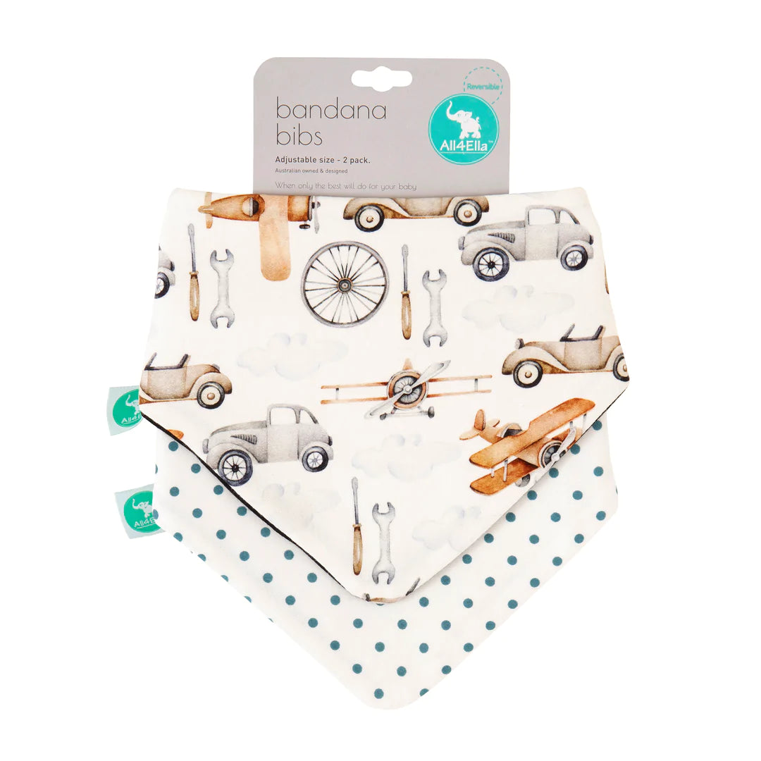 All4ella Bandana Bibs 2pk