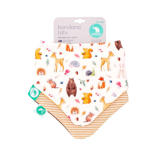 All4ella Bandana Bibs 2pk