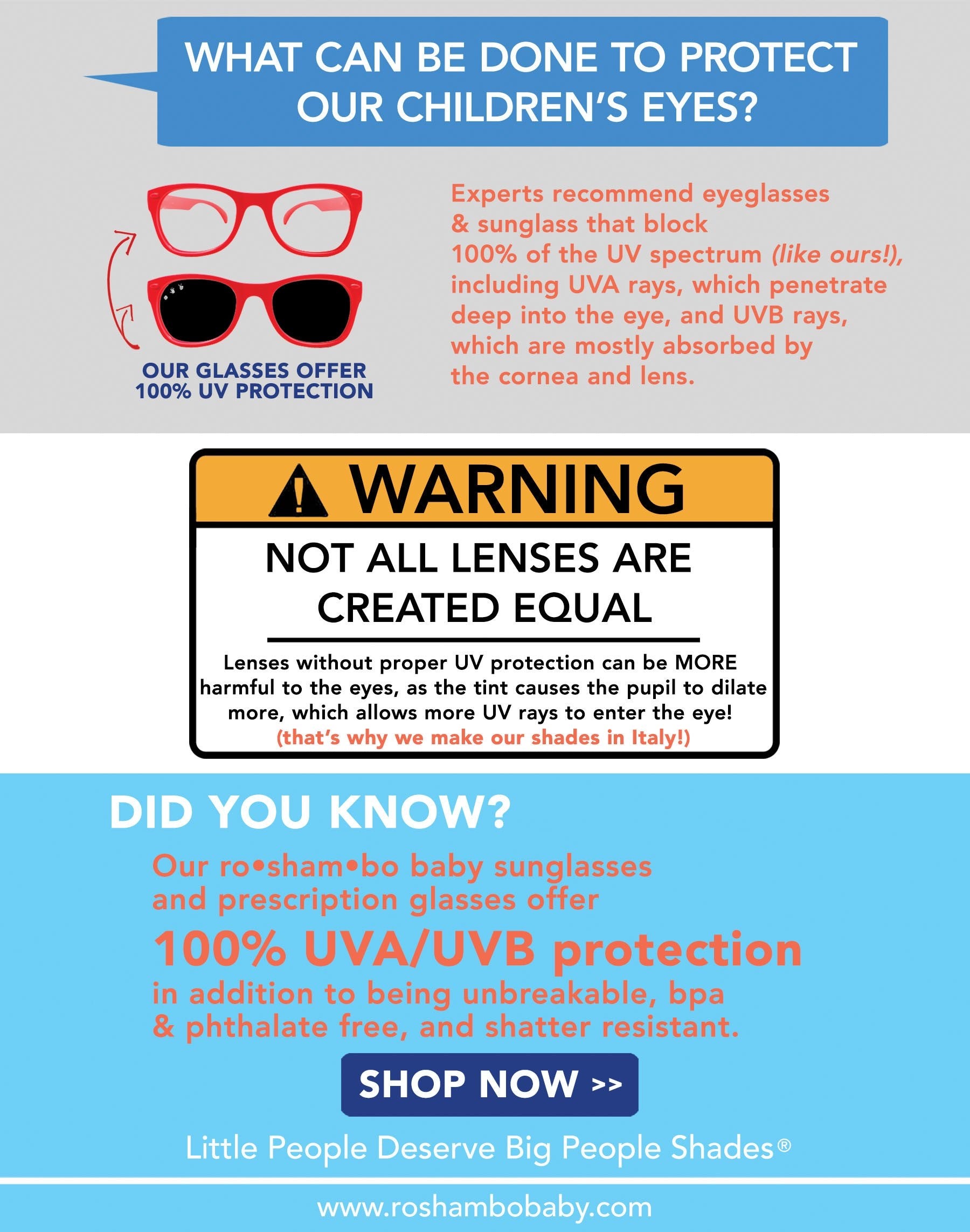 RoShamBobaby Sunglasses - Polarised 0-2yrs