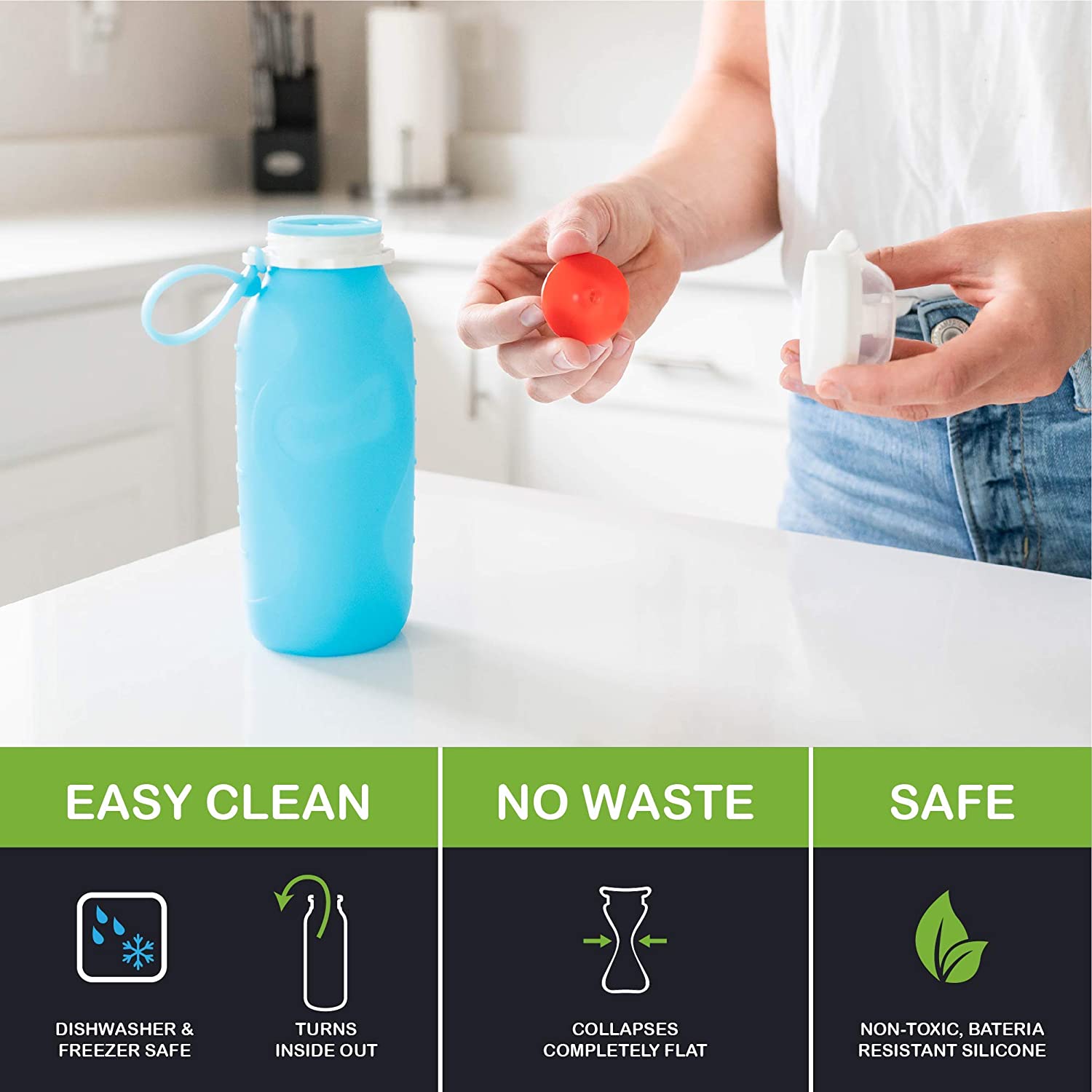 Squeasy Snacker Sports 16oz