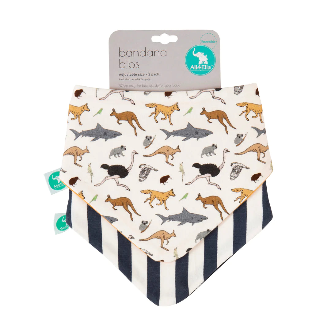 All4ella Bandana Bibs 2pk