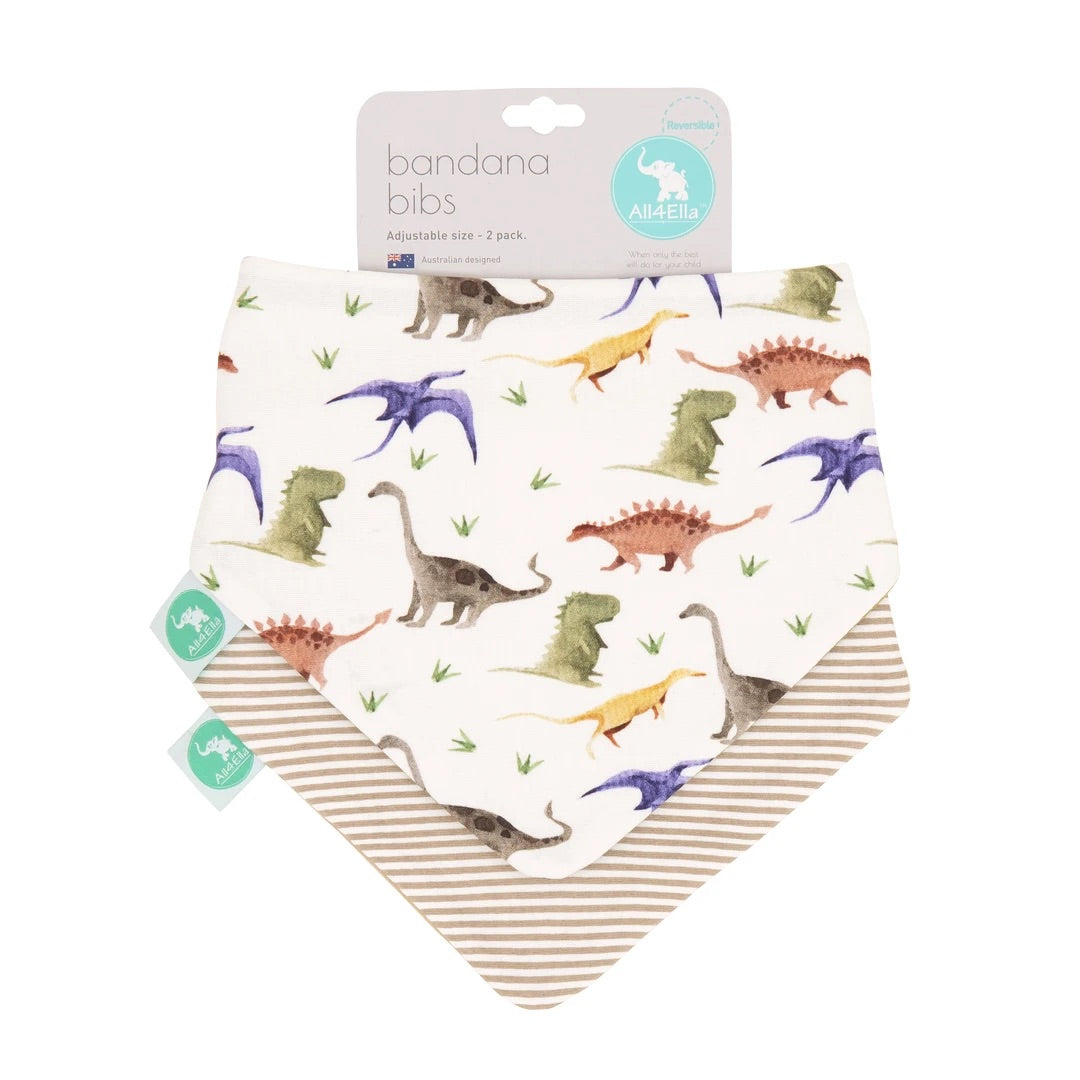 All4ella Bandana Bibs 2pk