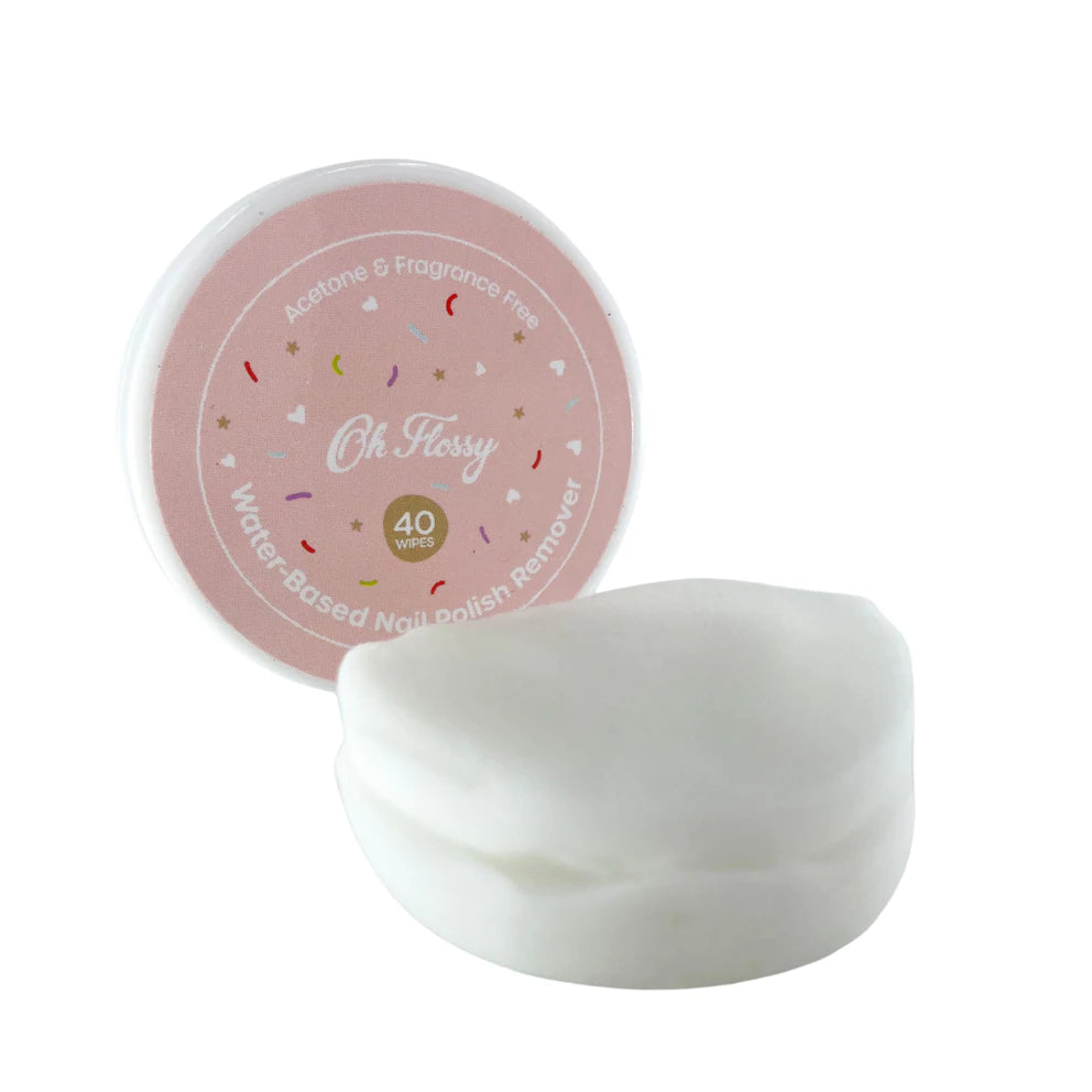 Oh Flossy Water Based Nail Polish Remover Wipes