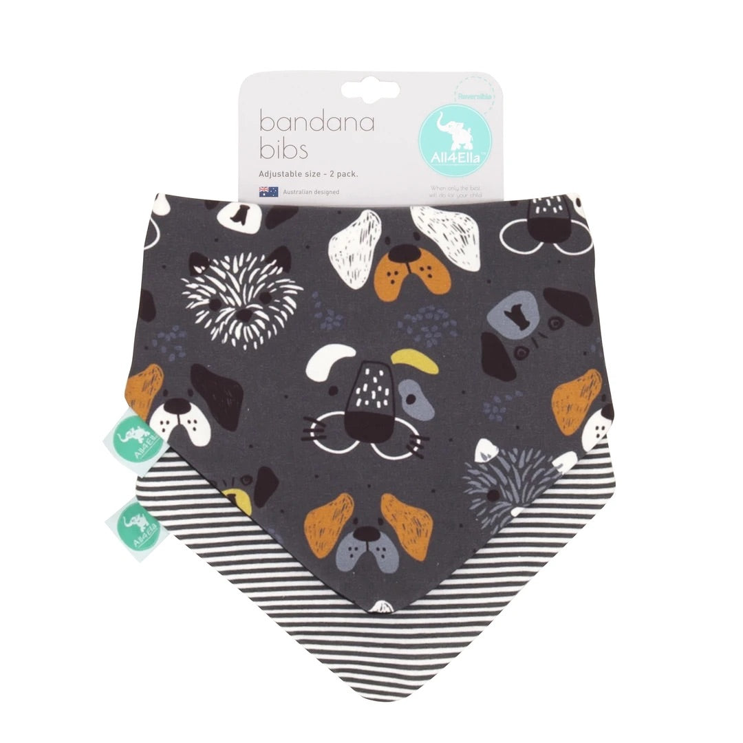 All4ella Bandana Bibs 2pk