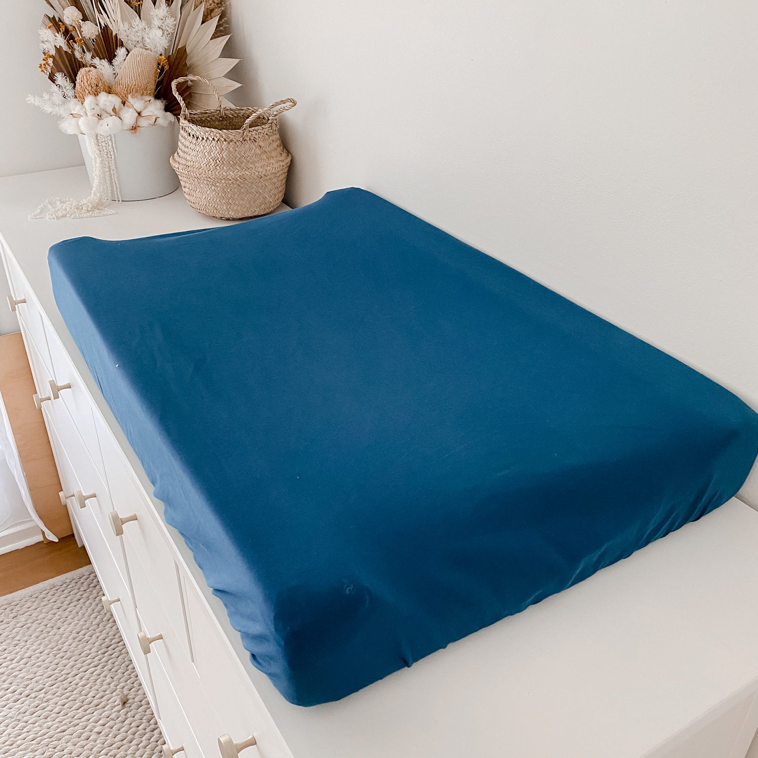 Snuggly Jacks Fitted Bassinet Sheet/ Change Mat Cover