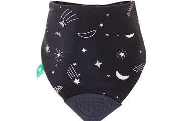 All4ella Bandana Bib With Silicone Teether